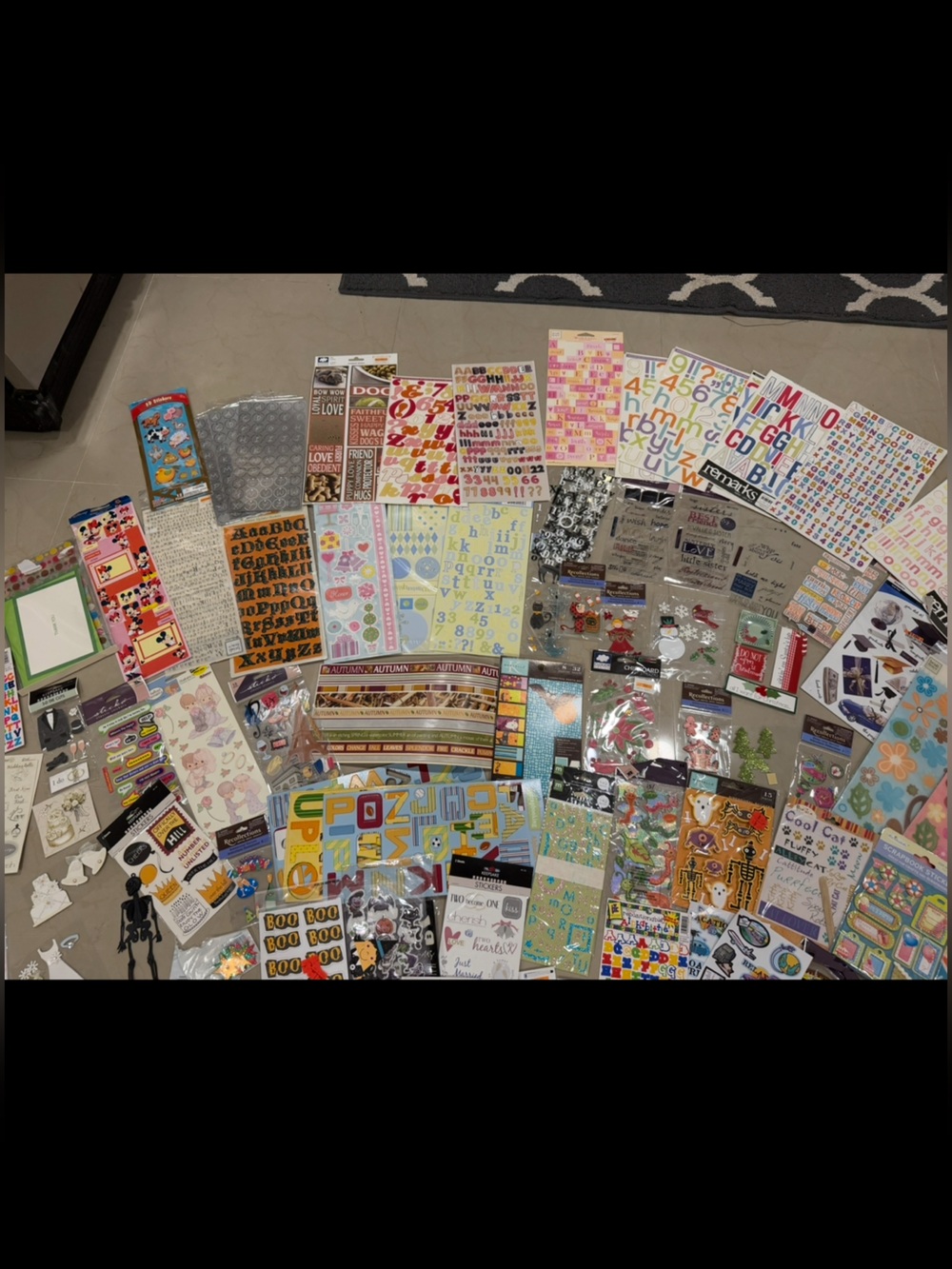 Mixed Assorted Sticker for scrapbooking/ arts and crafts. - Picture 5 of 8